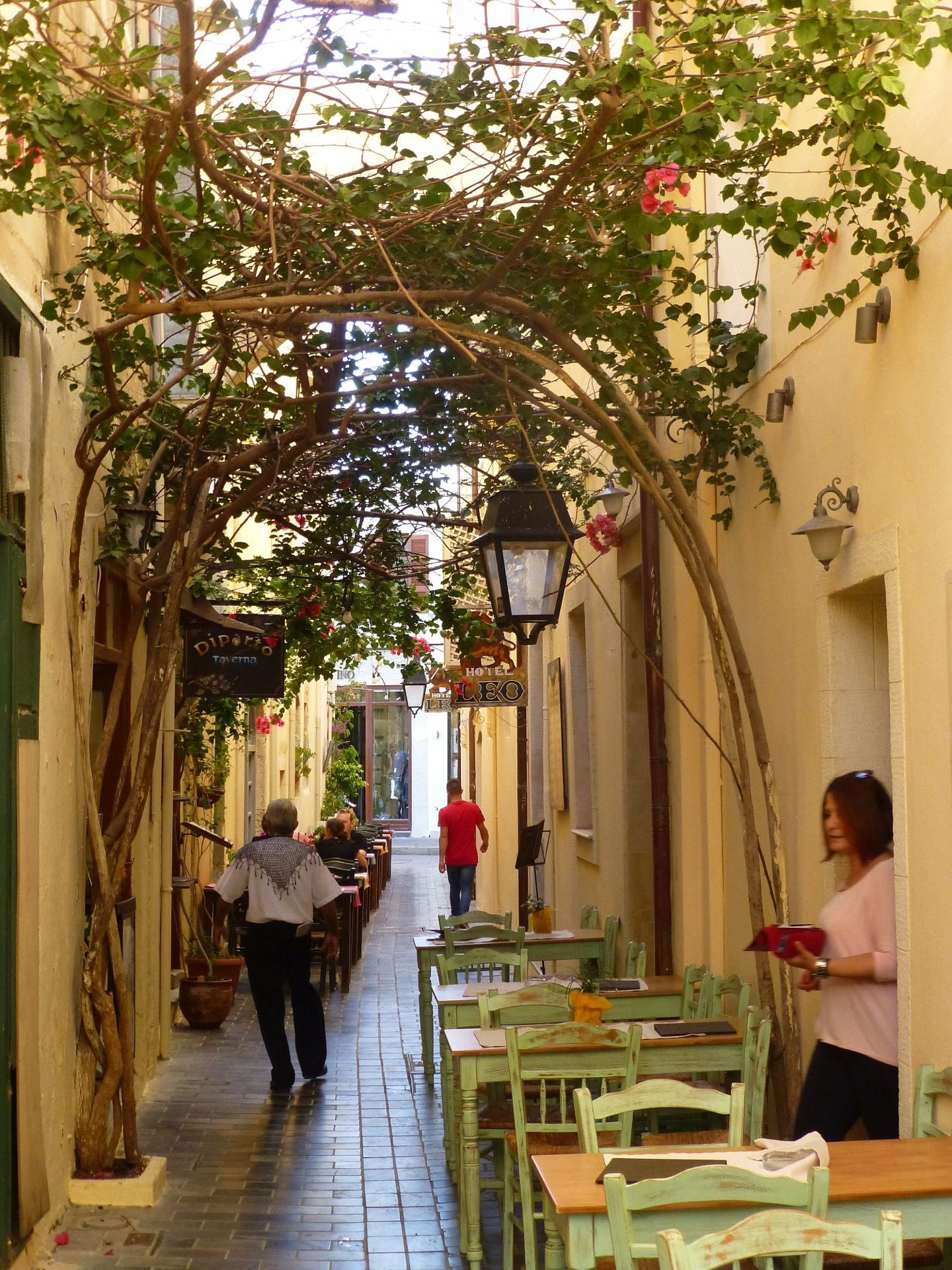 Cooking at the taverna