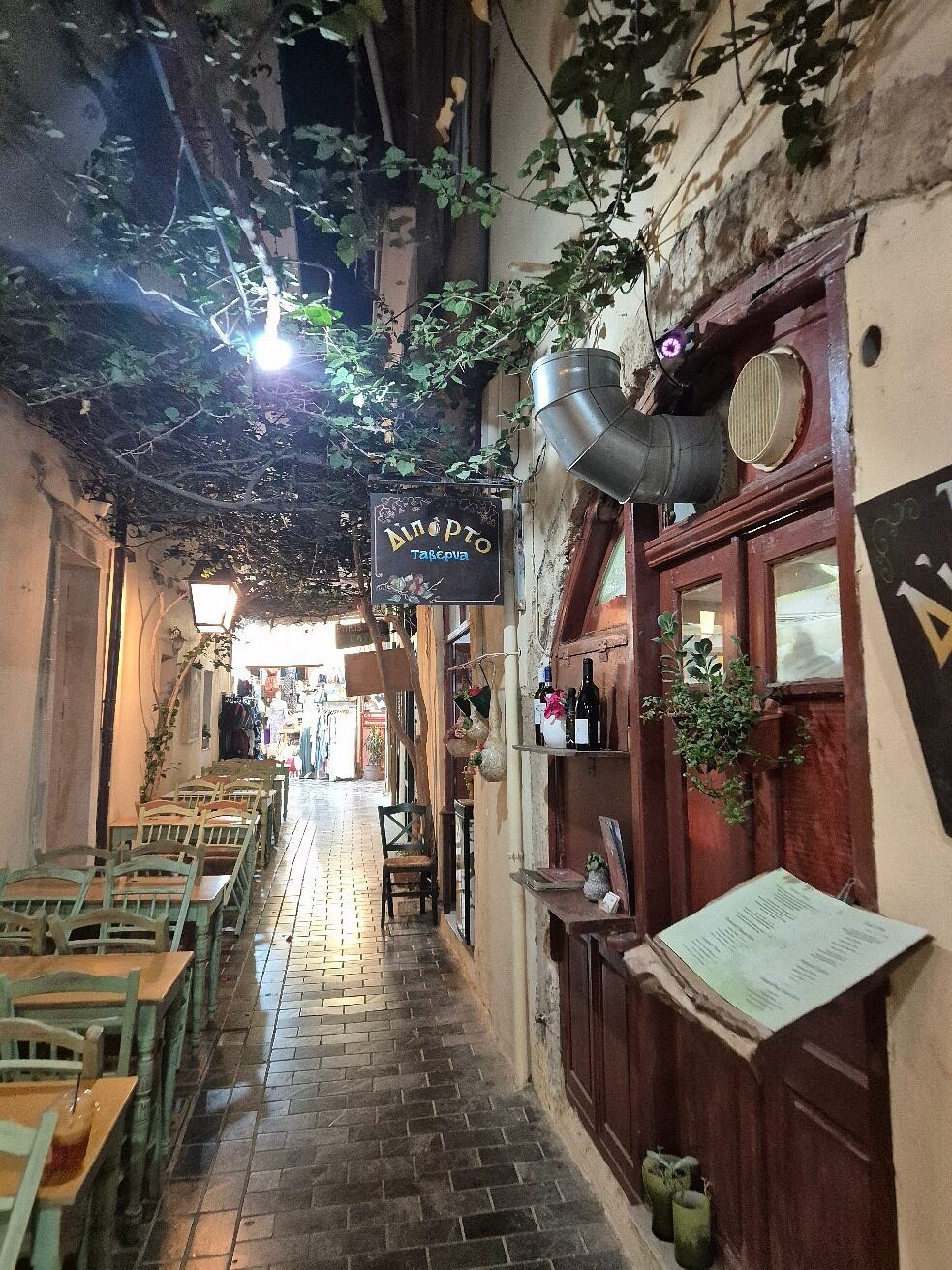 The alley at night